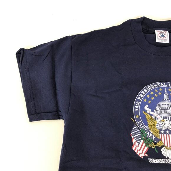 Vintage 54th Presidential Inauguration Shirt Youth XL Bush / Cheney Navy Blue - Picture 5 of 9